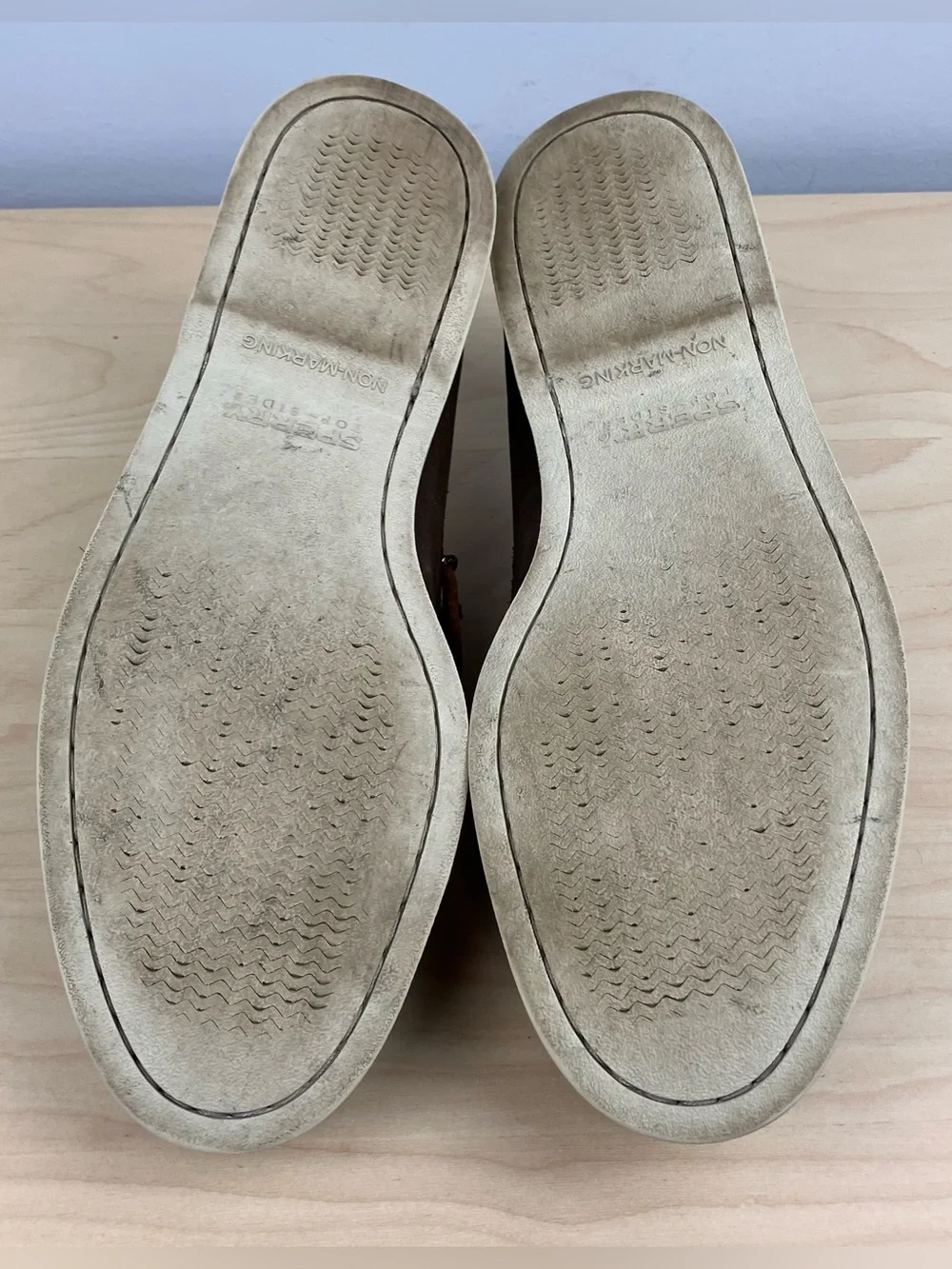 Sperry Gold Cup Men’s Size 9.0 Classic 2 Eye Brown Leather Boat Deck Shoes